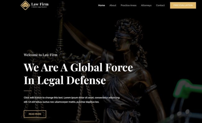 wordpress law firm themes: astra