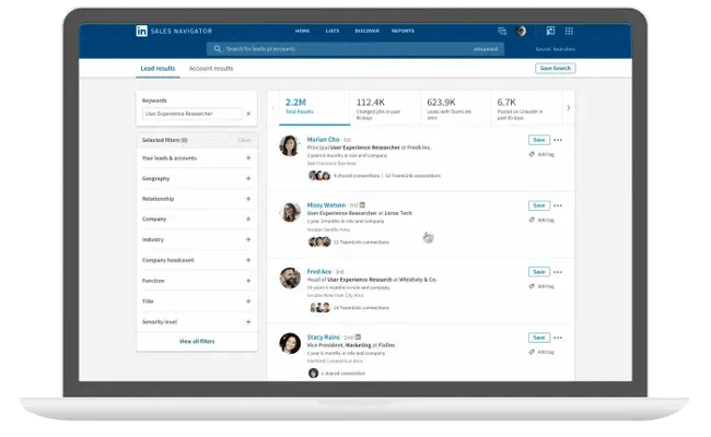 LinkedIn Sales Navigator sales enablement tool