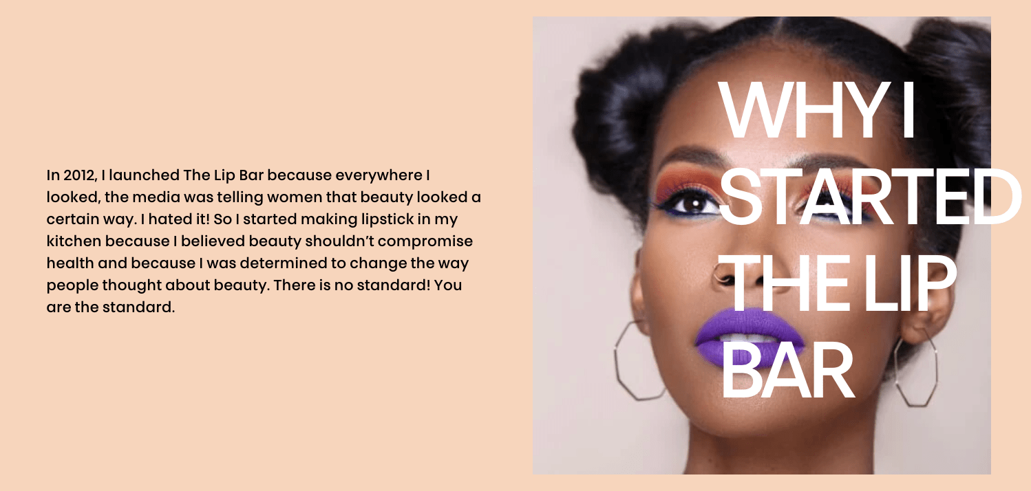 lip bar example of powerful black-owned business marketing