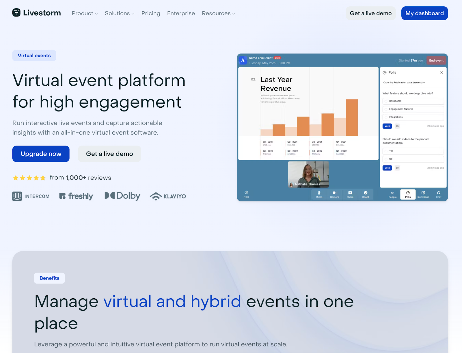 livestorm virtual event platform
