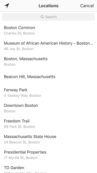 Setting a location for your Instagram Story