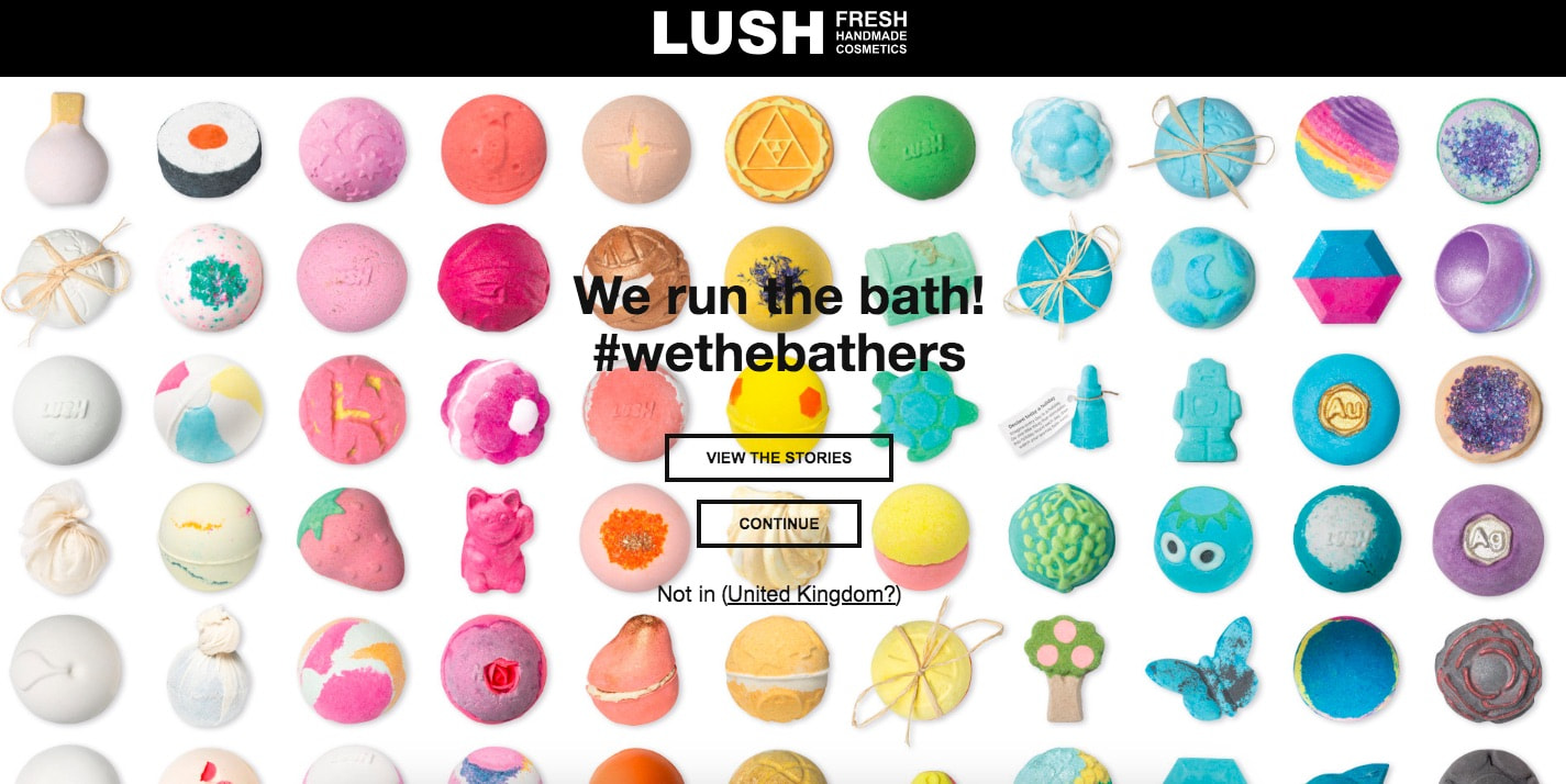 Lush product differentiation example