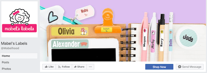mabel's-labels-facebook-business-page