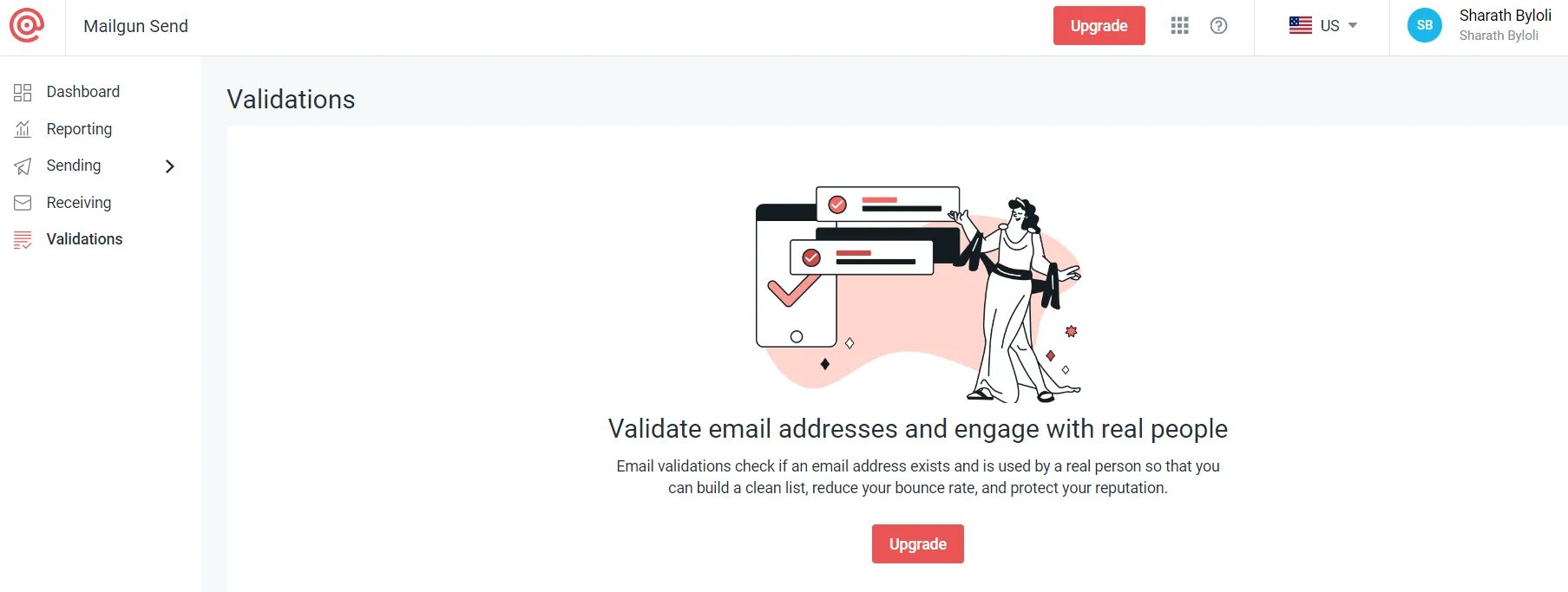 bulk email service, Mailgun's email validation API