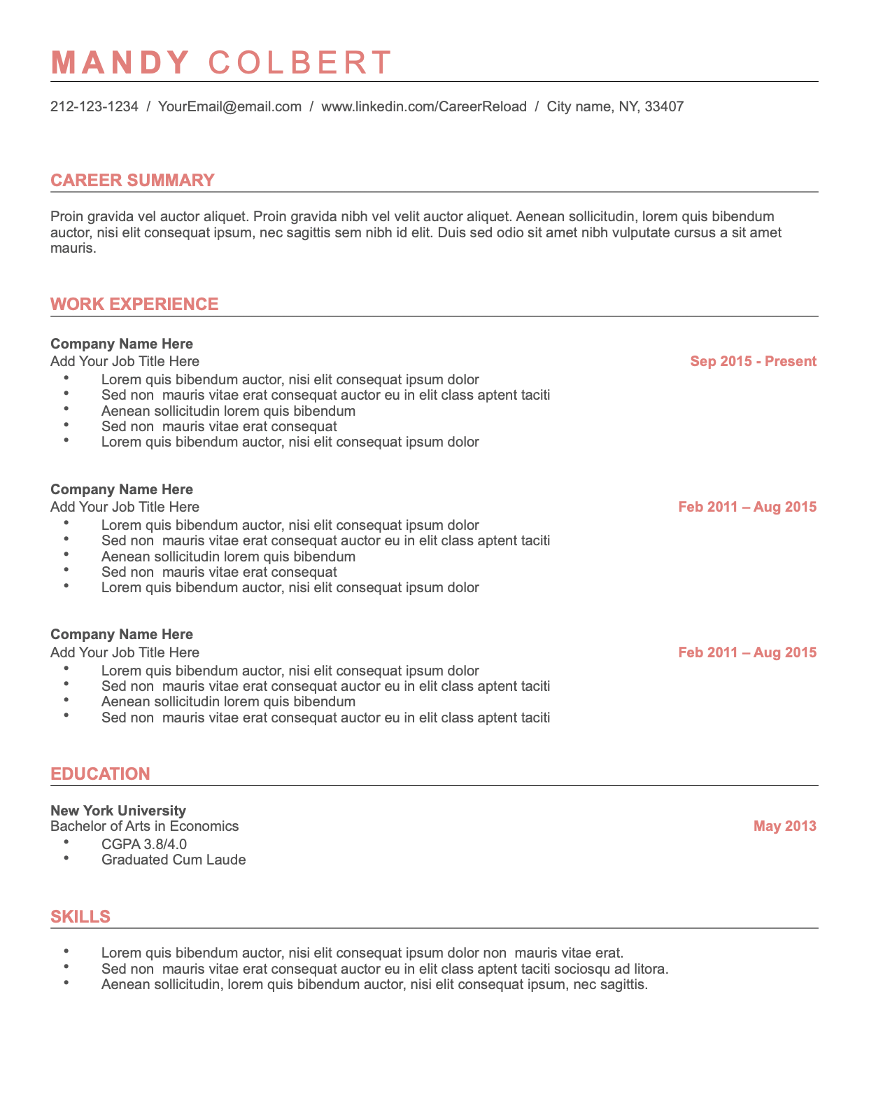 40 Free Resume Templates for Microsoft Word (& How to Make Your Own)