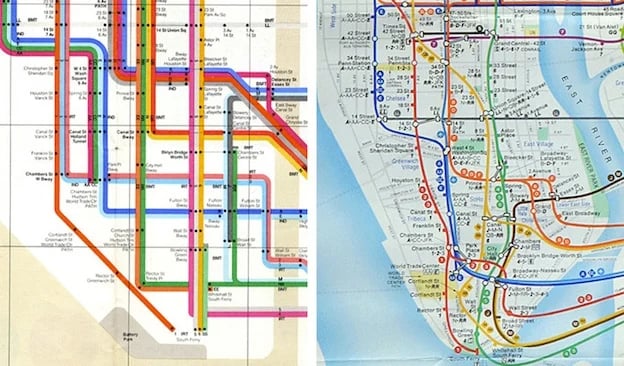 manhattan subway comparison