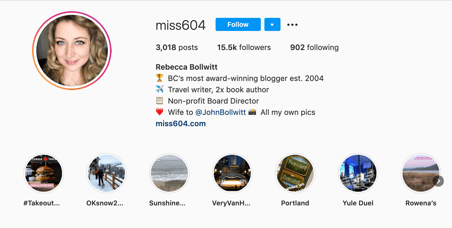 instagram bio examples