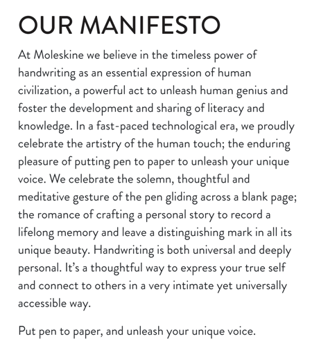 personal manifesto examples