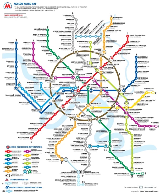 moscow subway map