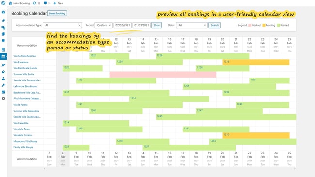 WordPress hotel booking plugin by MotoPress