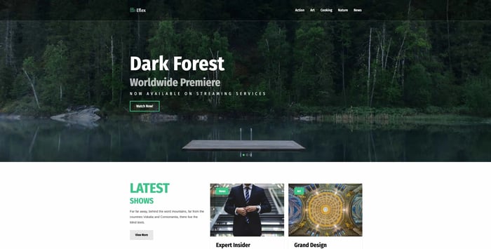 demo for the multipurpose wordpress theme monstroid