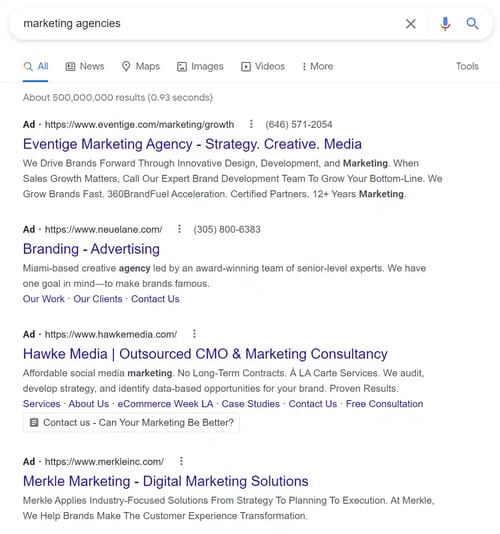 How to Spot Native Advertising in a Search Engine Results Page