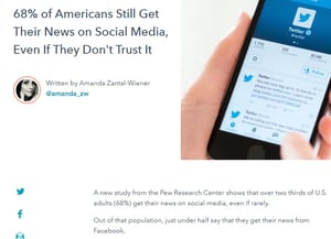 報道価値のある研究を特徴とするnewsjackブログ投稿の例