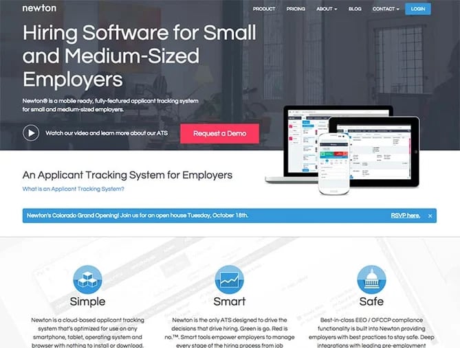 newton: hiring software for small and medium-sized employers