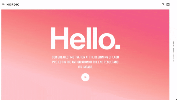 wordpress tumblr theme homepage with collapsable grid demo