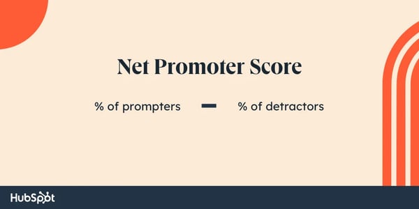 Customer loyalty and retention — net promoter score formula: percent of promoters minus percent of detractors