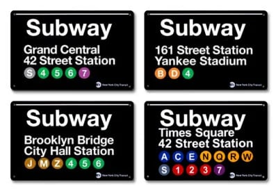 nyc subway signs 