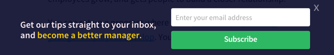 Example call to action button by OfficeVibe