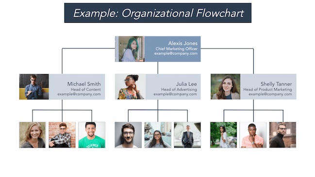 flowchart example: organizational chart