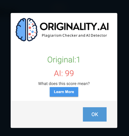 بهترین ابزارهای تشخیص هوش مصنوعی: originality.ai