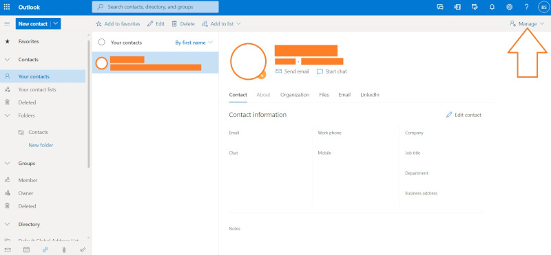 sync google contacts with outlook 2019