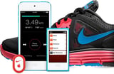 Nike + shoe, iPhone en iPod