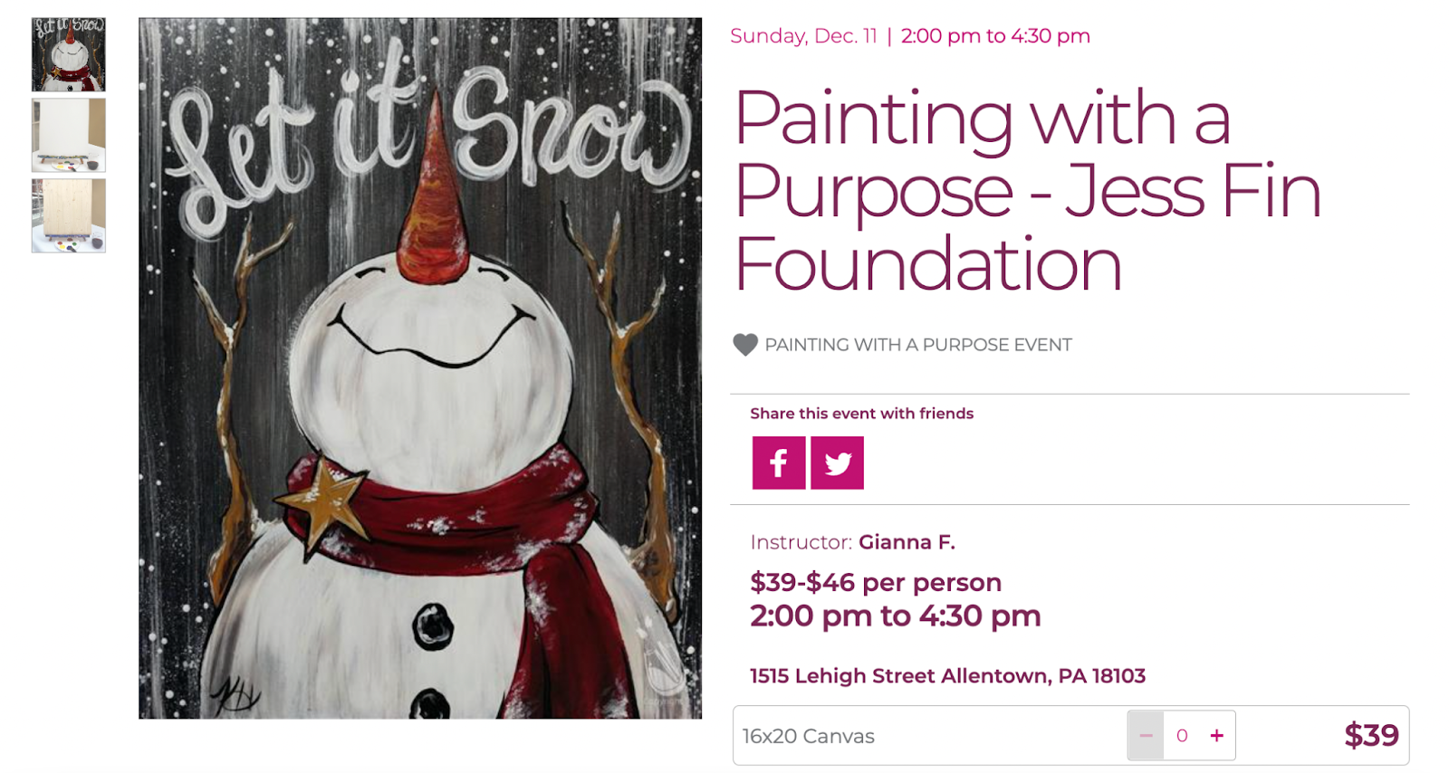 holiday fundraising ideas; companies like Painting with a Twist can help you organize a paint night fundraiser for your organization 