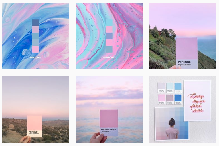 examples for organizing an Instagram aesthetic
