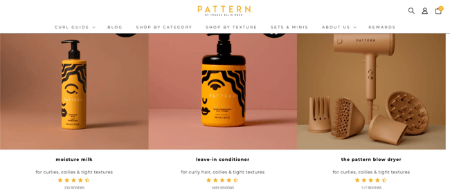 Pattern by Tracee Ellis Ross, accessible website