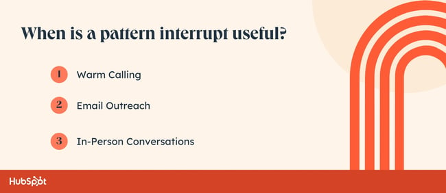when is a pattern interrupt useful