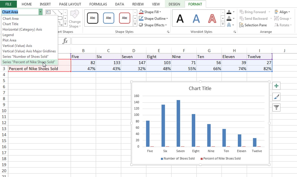 How to Add a Secondary Axis to an Excel Chart