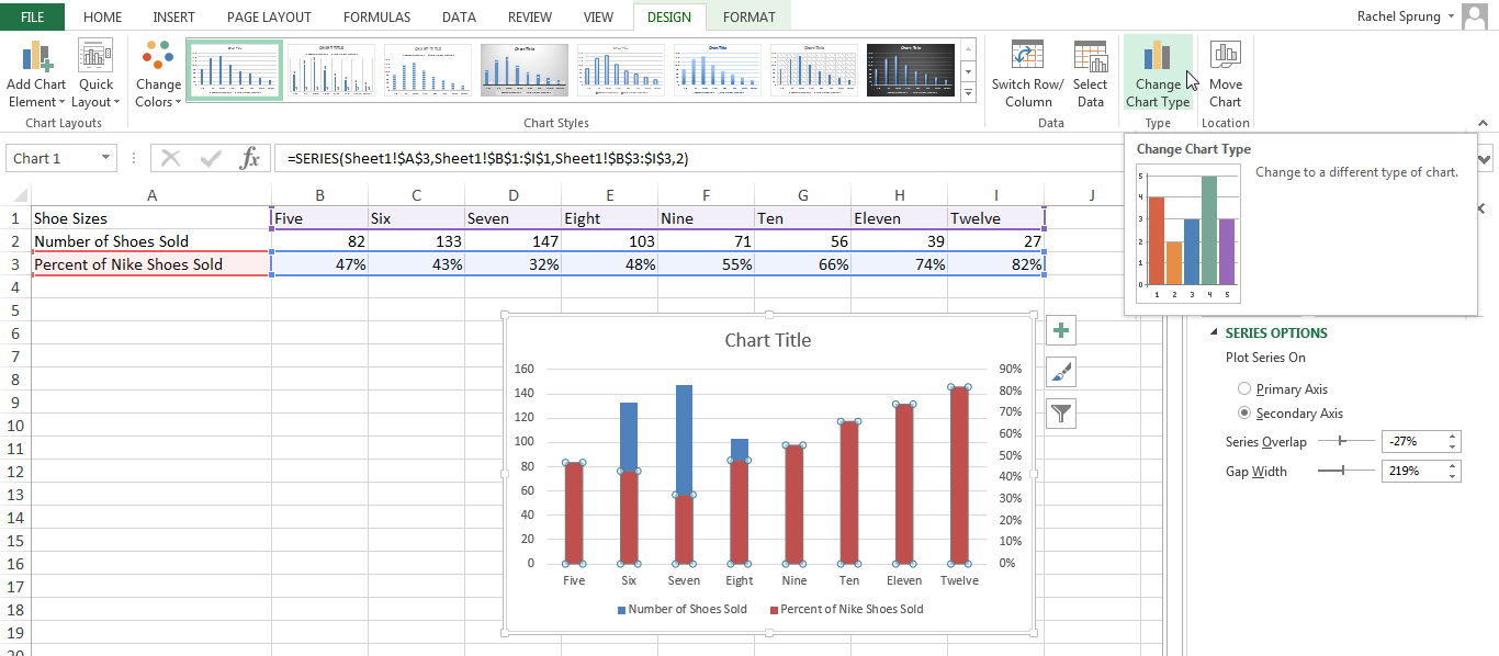 3 Axis Chart In Excel