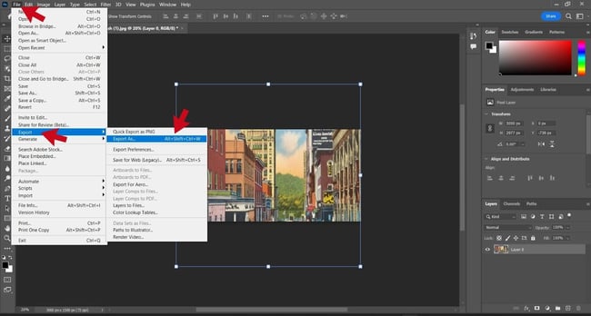How to resize an image without losing quality in photoshop: save resized image