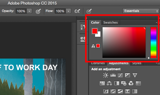 choose paintbrush color in photoshop elements for mac