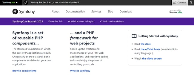 Simple PHP Framework, Symfony