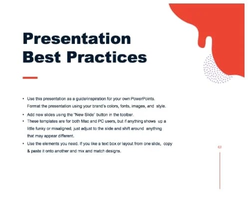 presentation slide deck best practices