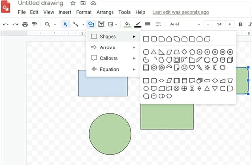 Process mapping software, Google Drawings