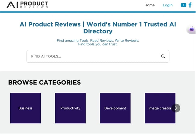 AI Product Reviews offers reviews of the different AI tools on the market.