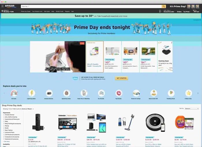 promotional pricing examples: amazon
