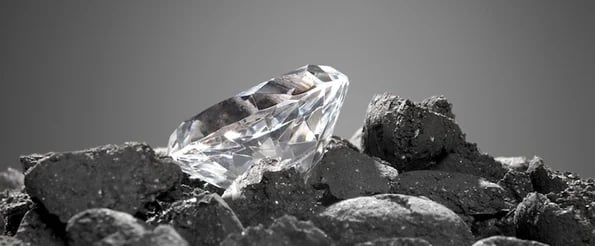 prioritizing prospect list: image show diamond in rocks