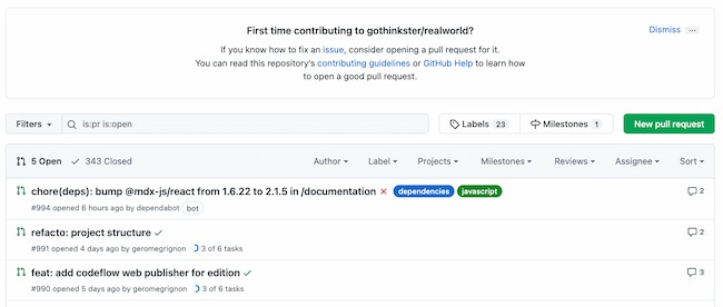 What is GitHub used for example: Pull request