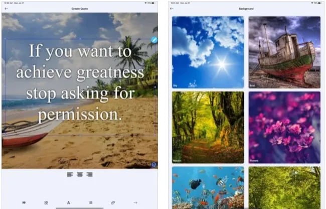 quote maker app for instagram quotes