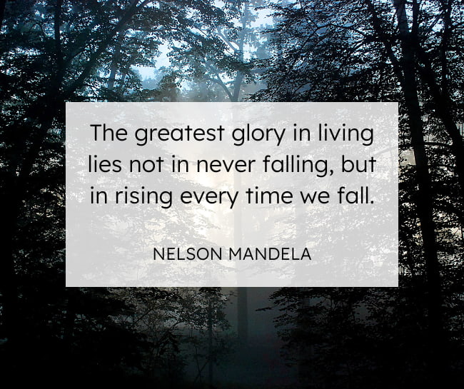 famous life quote in english from nelson mandela