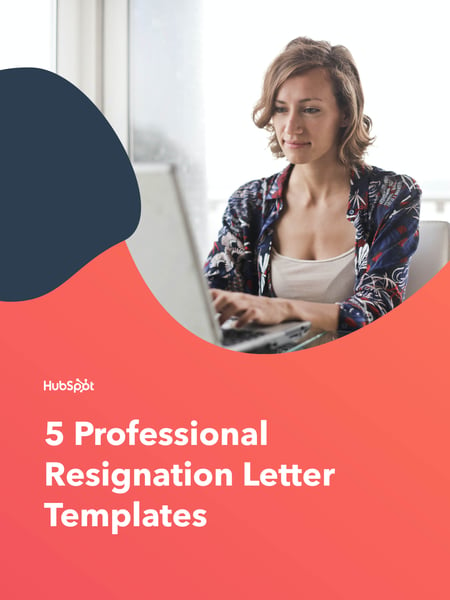 HubSpot resignation letter templates