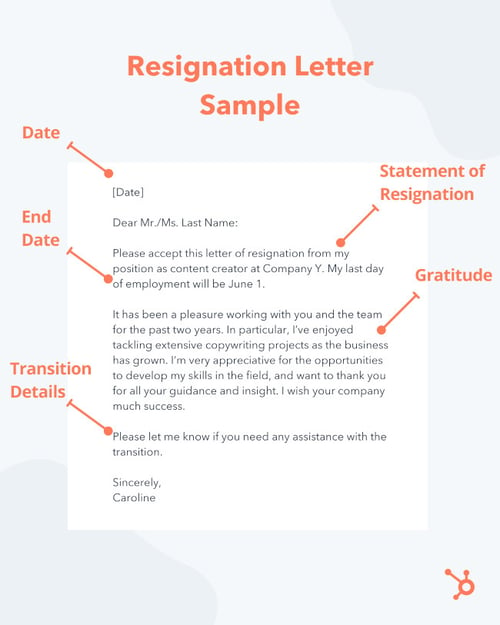 How To Write A Professional Resignation Letter Samples Templates