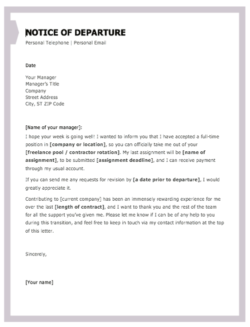 How To Write A Professional Resignation Letter Samples Templates