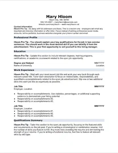 resume templates word 13.webp?width=415&height=538&name=resume templates word 13 - 31 Free Resume Templates for Microsoft Word (&amp; How to Make Your Own)
