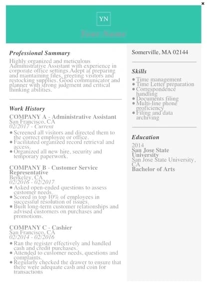 resume templates word 27.webp?width=415&height=617&name=resume templates word 27 - 31 Free Resume Templates for Microsoft Word (&amp; How to Make Your Own)