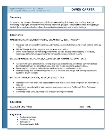 resume templates word 8.webp?width=415&height=537&name=resume templates word 8 - 31 Free Resume Templates for Microsoft Word (&amp; How to Make Your Own)