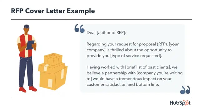 RFP Cover Letter Example